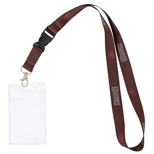 Brown University Bears NCAA Car Keys ID Badge Holder Lanyard Keychain Detachable Breakaway Snap Buckle